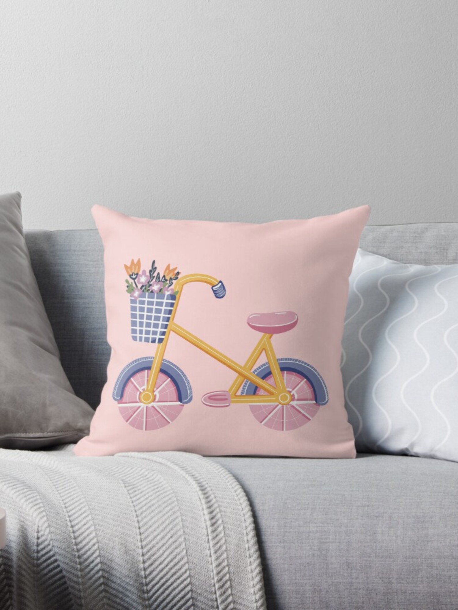 Vintage Pink Bike Sticker Retro Stickers Vintage Pink Bike Etsy