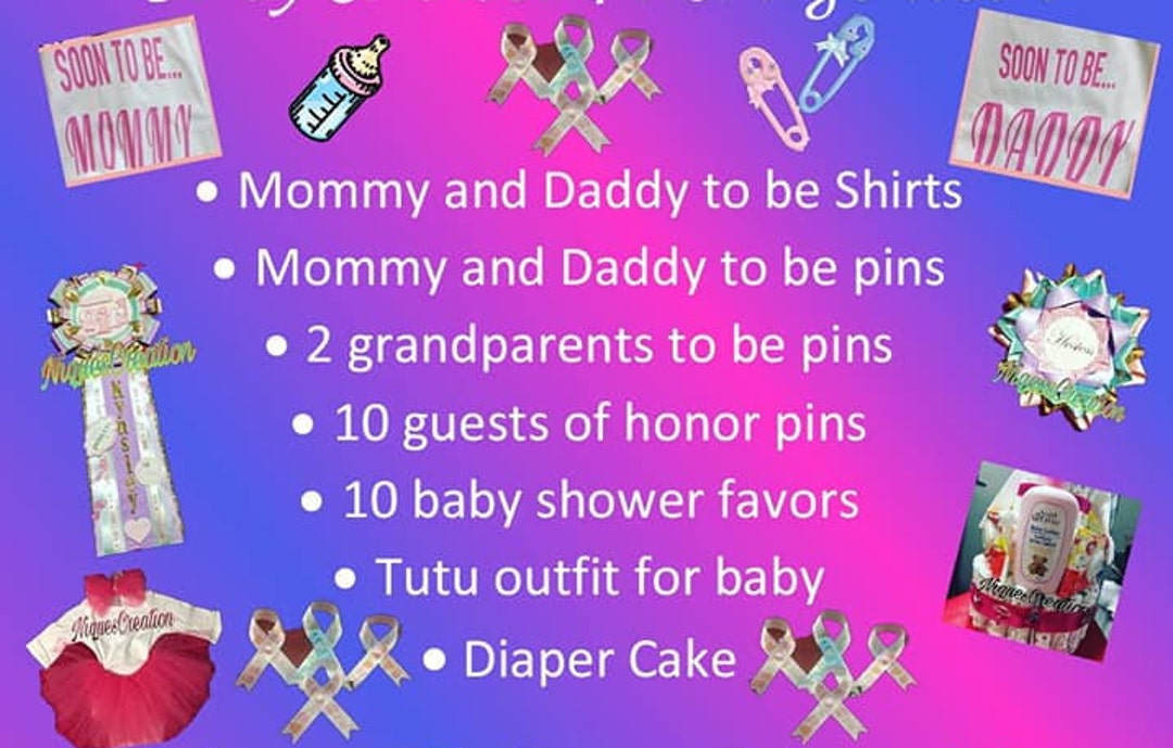 Baby Shower Package Etsy