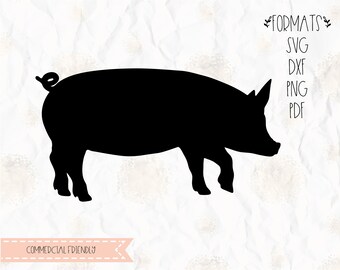 piglet template etsy