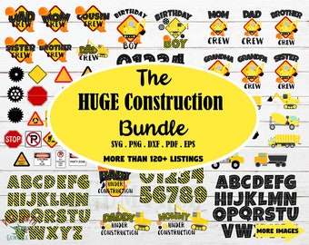 Download Construction Birthday Svg Etsy