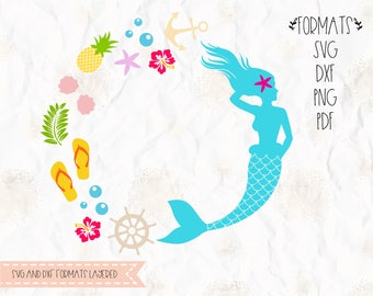 Free Free 134 Mermaid Circle Svg SVG PNG EPS DXF File