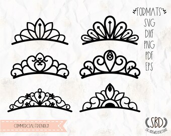 tiara cricut etsy