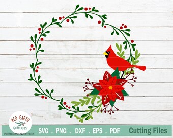 Download Christmas Cardinal Svg Etsy