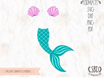 Download Mermaid Bra Svg Etsy