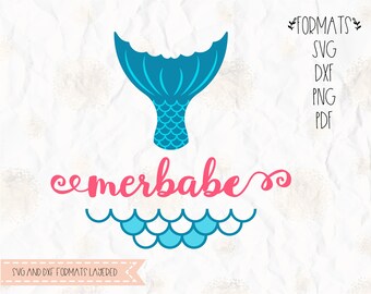 Download Mermaid tail clam shell SVG layered PNG DXF Pdf cricut | Etsy