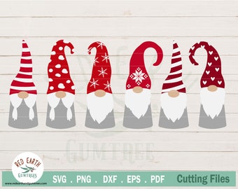 Christmas Gnome Svg Etsy