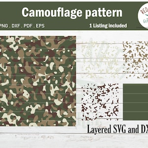 Camouflage Pattern, Set of 32 Different Designs, Vol.1-5, Army Camo Design,  Digital Paper, Instant Download 