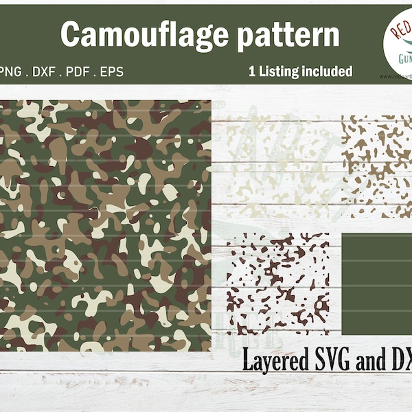 Camouflage pattern svg, military uniform print, camouflage print, camoflage svg SVG,PNG, Eps, DXF,Pdf cricut, silhouette studio, vinyl decal