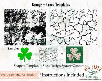 Make your own Distressed or cracked object in Cricut design space with instructions,Grunge template svg, Distressed template, crack template