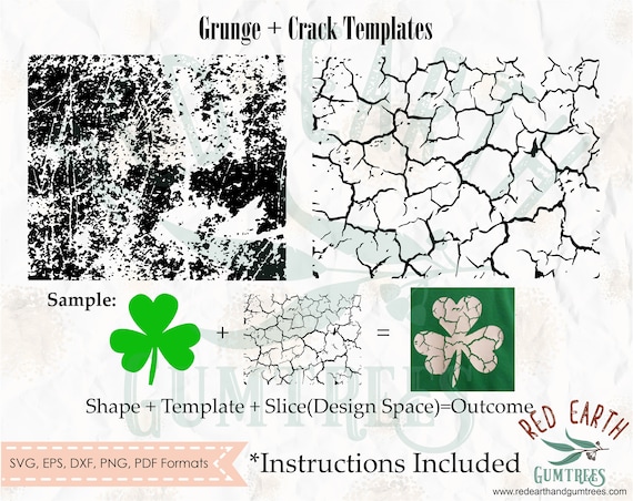 Download Make Your Own Distressed Or Cracked Object In Cricut Design Space With Instructions Grunge Template Svg
