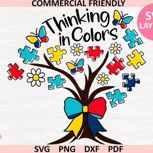 Autism Awareness Coquette SVG, Retro Bow Autisme PNG, Neurodiversity Shirt PNG, speciaal onderwijs digitale download, autisme advocaat clipart svg