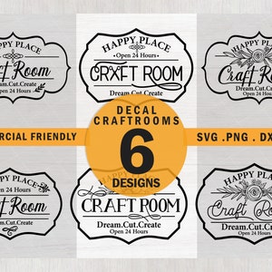 Craftroom bord maken sticker, ambachtelijke kamer frame sticker svg, ambachtelijke kamer open 24 uur svg, ambachtelijke kamer bord maken svg, home SVG, png, dxf, pdf, cricut