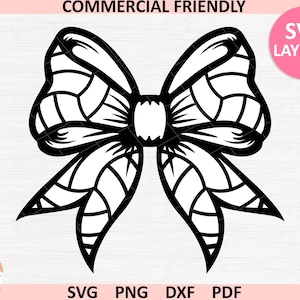 Retro Volleyball coquette Bow Svg, Fall Coquette Bow SVG, Volleyball Shirt SVG, Volleyball Sport SVG, girly Volleyball coquette sublimation