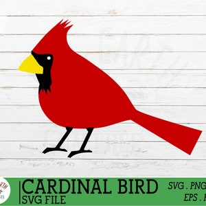 Cardinal Bird Christmas Red Christmas Bird Bird Svg Decal Etsy