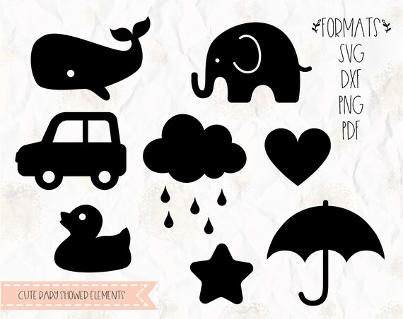 Download Babyshower Elephant Baby Shower Svg Png Dxf For Cricut Etsy