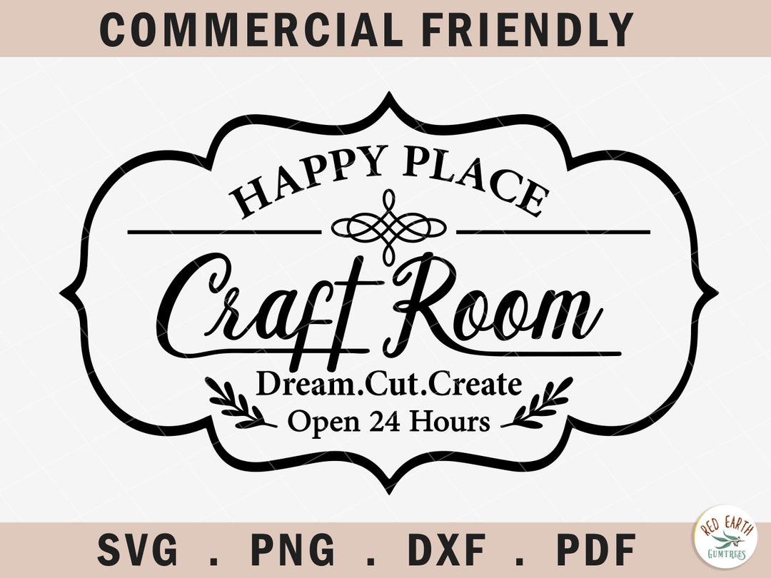 Craftroom Sign Making Decal Svg,craft Room Frame Decal Svg,craft Room ...