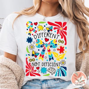 Autism Awareness Coquette svg, retro autisme coquette boog png, autisme shirt png, autisme advocaat png, speciaal onderwijs, neurodiversiteit png