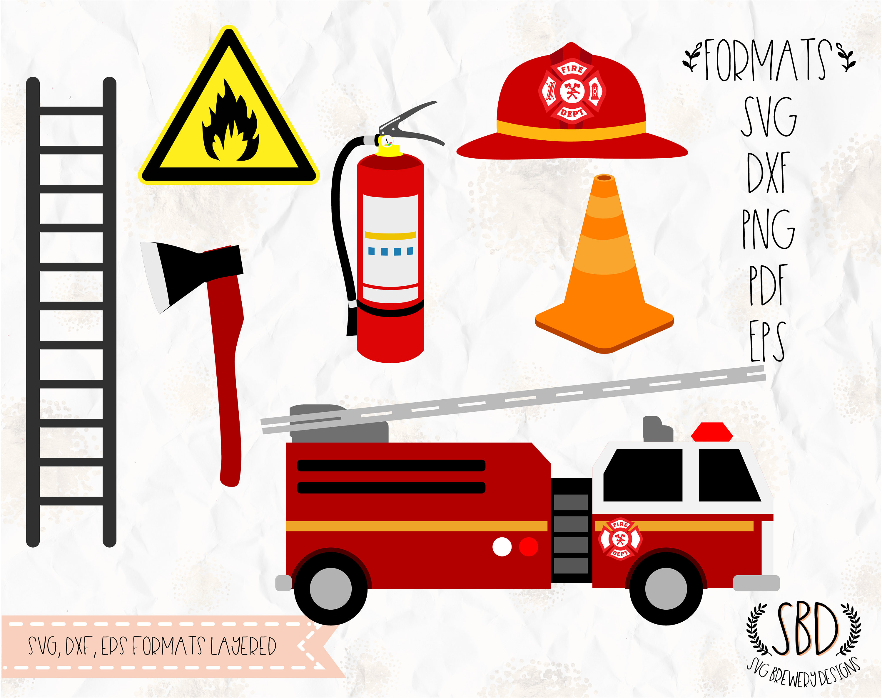 Free Free 298 Fire Truck Svg File SVG PNG EPS DXF File