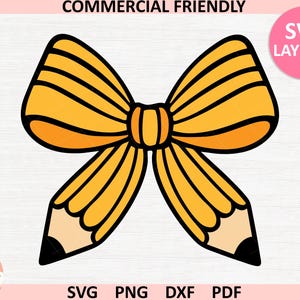 Design de professora coquete para sublimação png, lápis escolar com laço coquete svg, professora com laço svg, professora moderna png, sublimação de volta às aulas