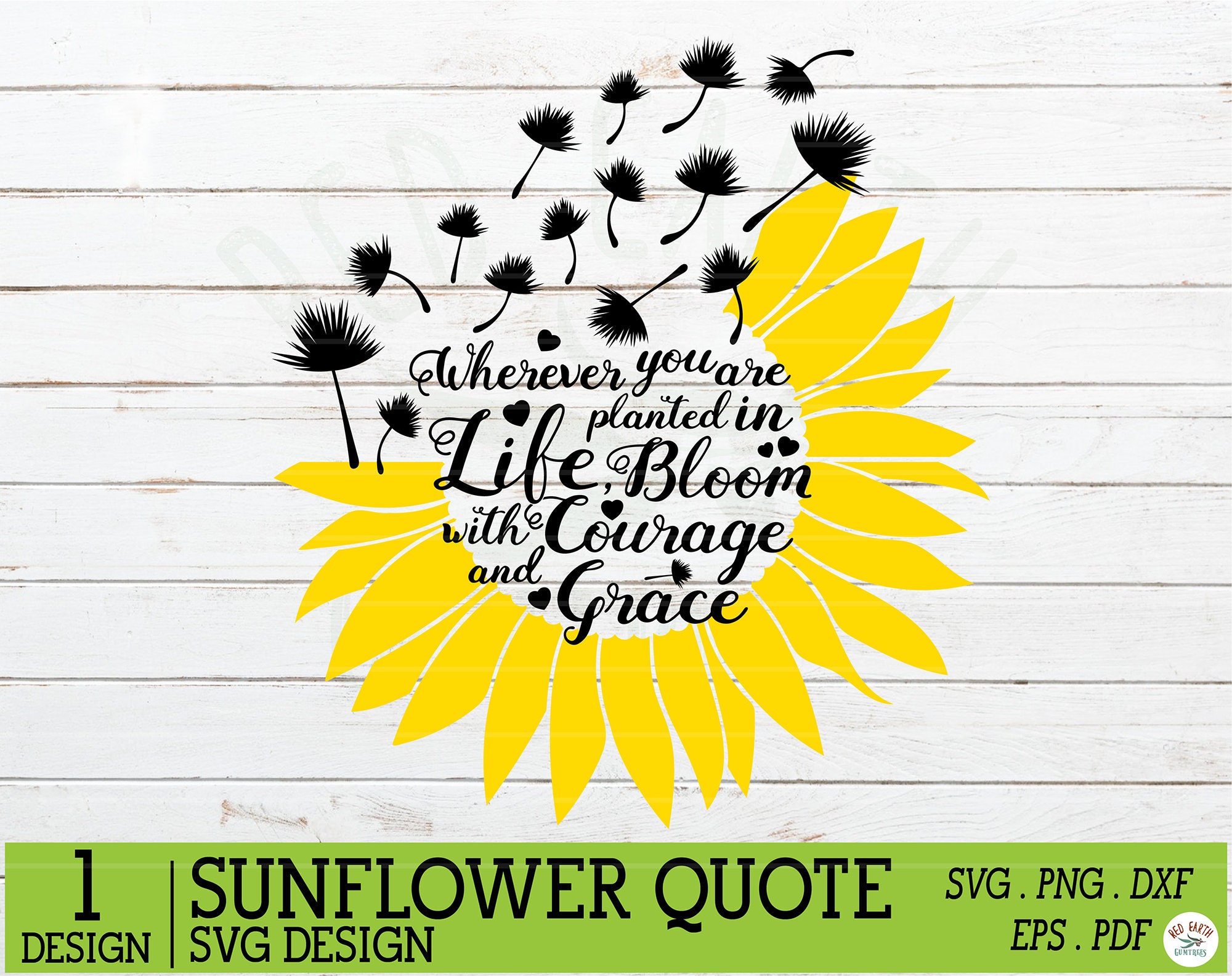 Sunflower Sayings SVG