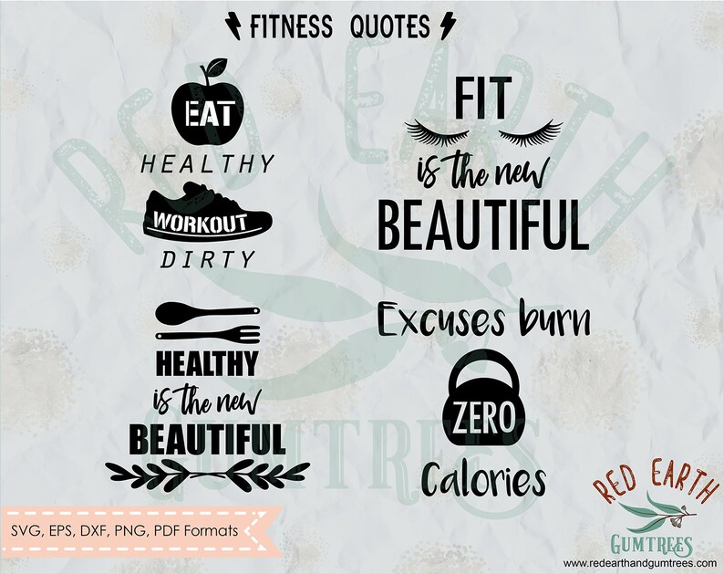 Download Gym quotes workout bundle fitness workout quotes SVG PNG ...