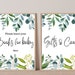 Greenery Oh Baby Shower Decor, Printable Signs for Baby Shower, 4 Signs ...