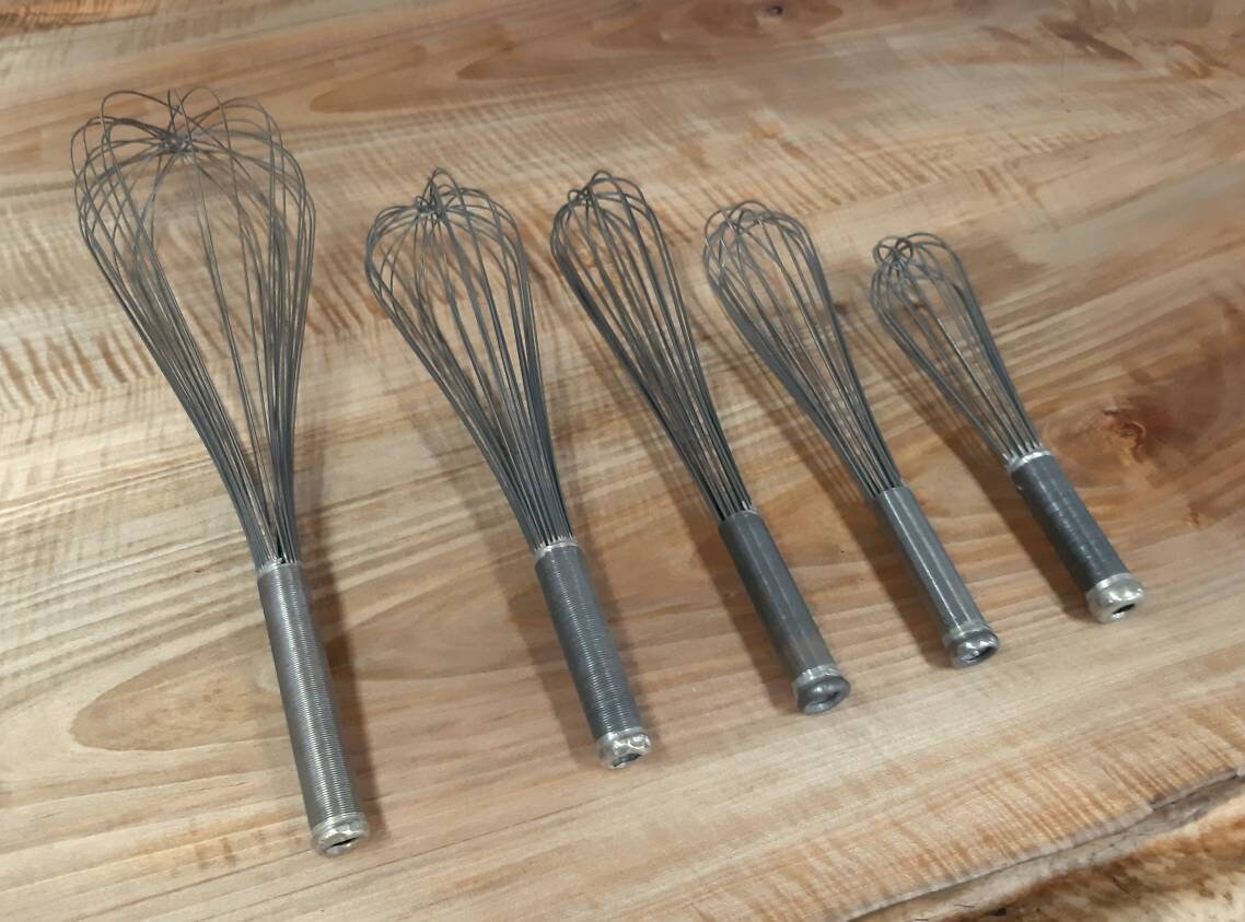 Vintage Metal Whisks Large Wire Whisk Bakers Whisks Etsy