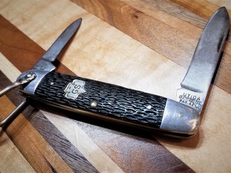 Vintage Girl Scout Pocket Knife Camp Knife Utica Cutlery NY Etsy