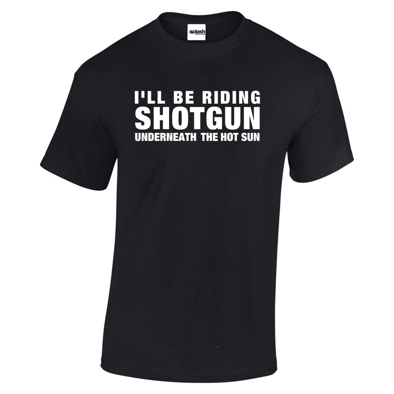 I'll Be Riding Shotgun George Ezra inspired t shirt black | Etsy