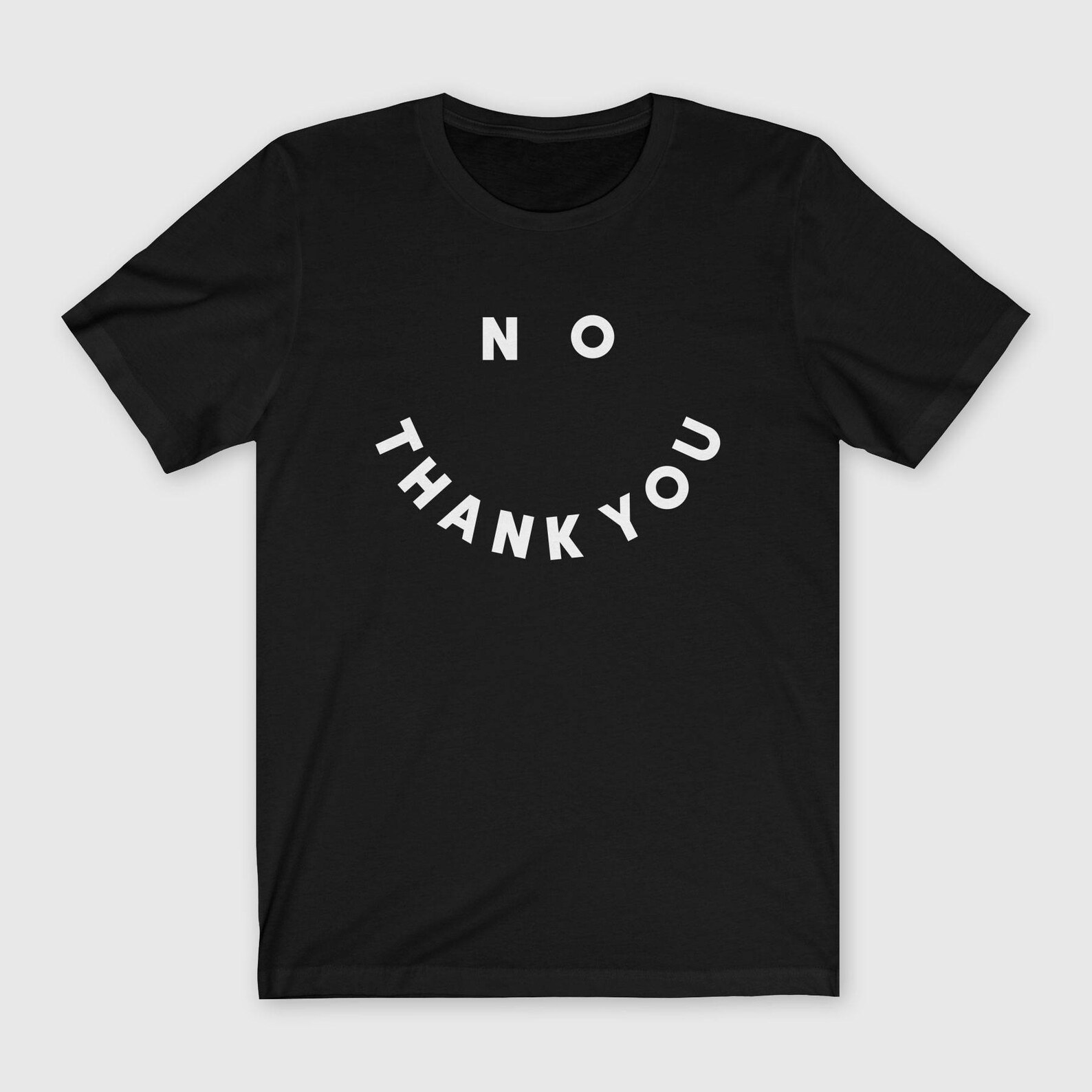 No Thank You Tshirt Sassy Tee Funny Shirt Graphic Shirt S Etsy