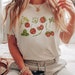 Vintage Strawberries T Shirt for a Cottagecore or Indie Outfit - Womens Graphic Tee in Unisex Size - Perfect Clothing for Strawberry Lovers 