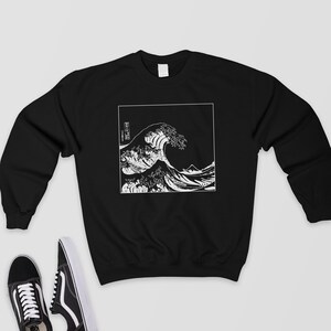 great wave off kanagawa sweatshirt