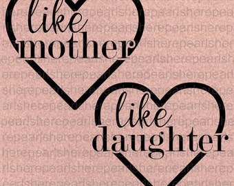 Download Mother daughter svg | Etsy