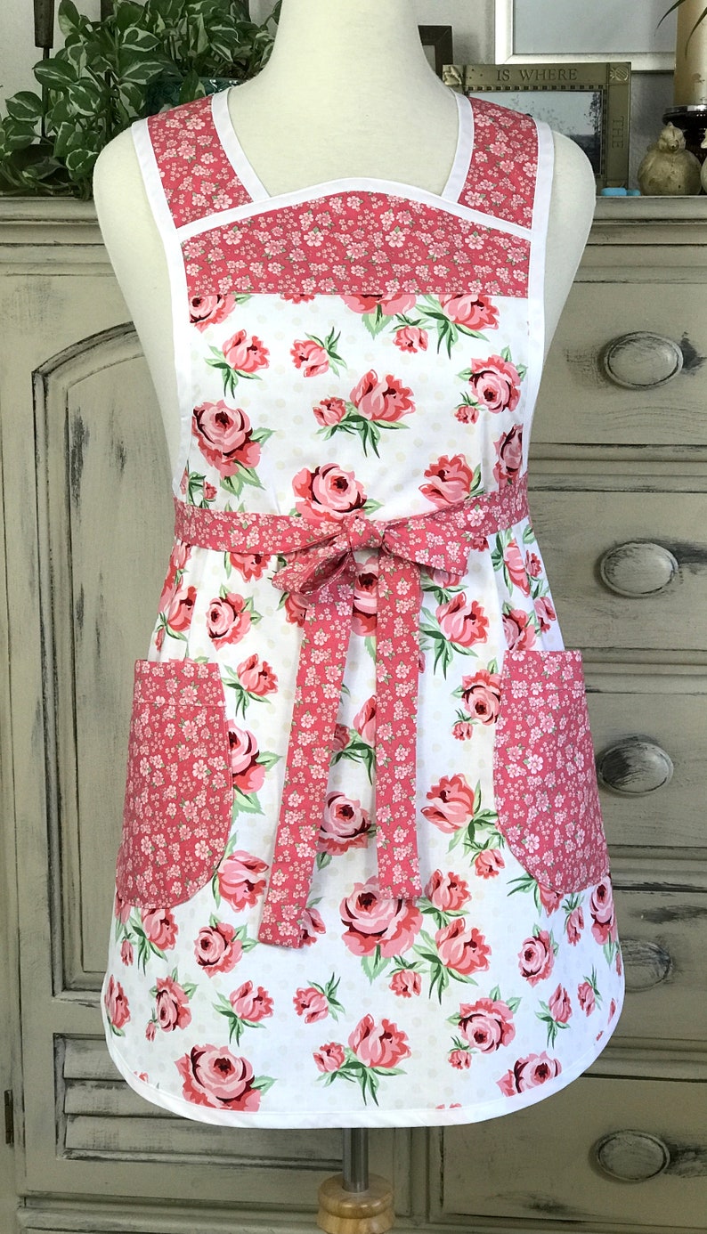 Old Fashioned Grandma Apron for Women Plus Size Apron Option Etsy