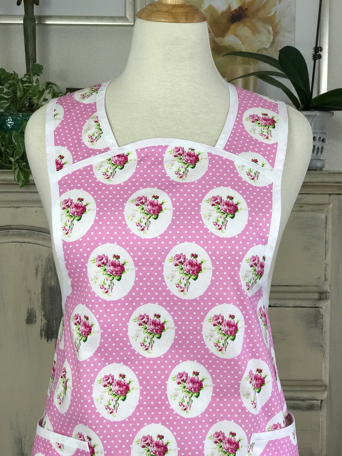 schürze rosa