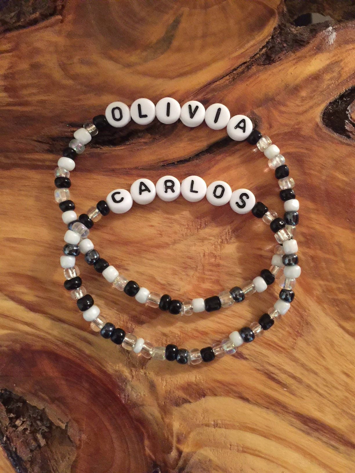 Custom Handmade beaded bracelets couples bracelet Etsy