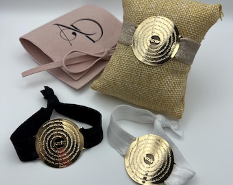 18 kt vergulde armband voor ons Vader-gebed - verstelbare christelijke sieraden