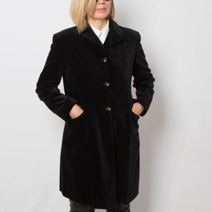 Black velvet coats sale deals