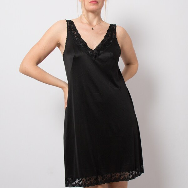 Plus Size Cami Slip For Under Dresses  Soft Rayon/Spandex, Full Length,  Adjustable Straps, XS-XXL Ladies Full Length Slips For Under Dress White  Cotton