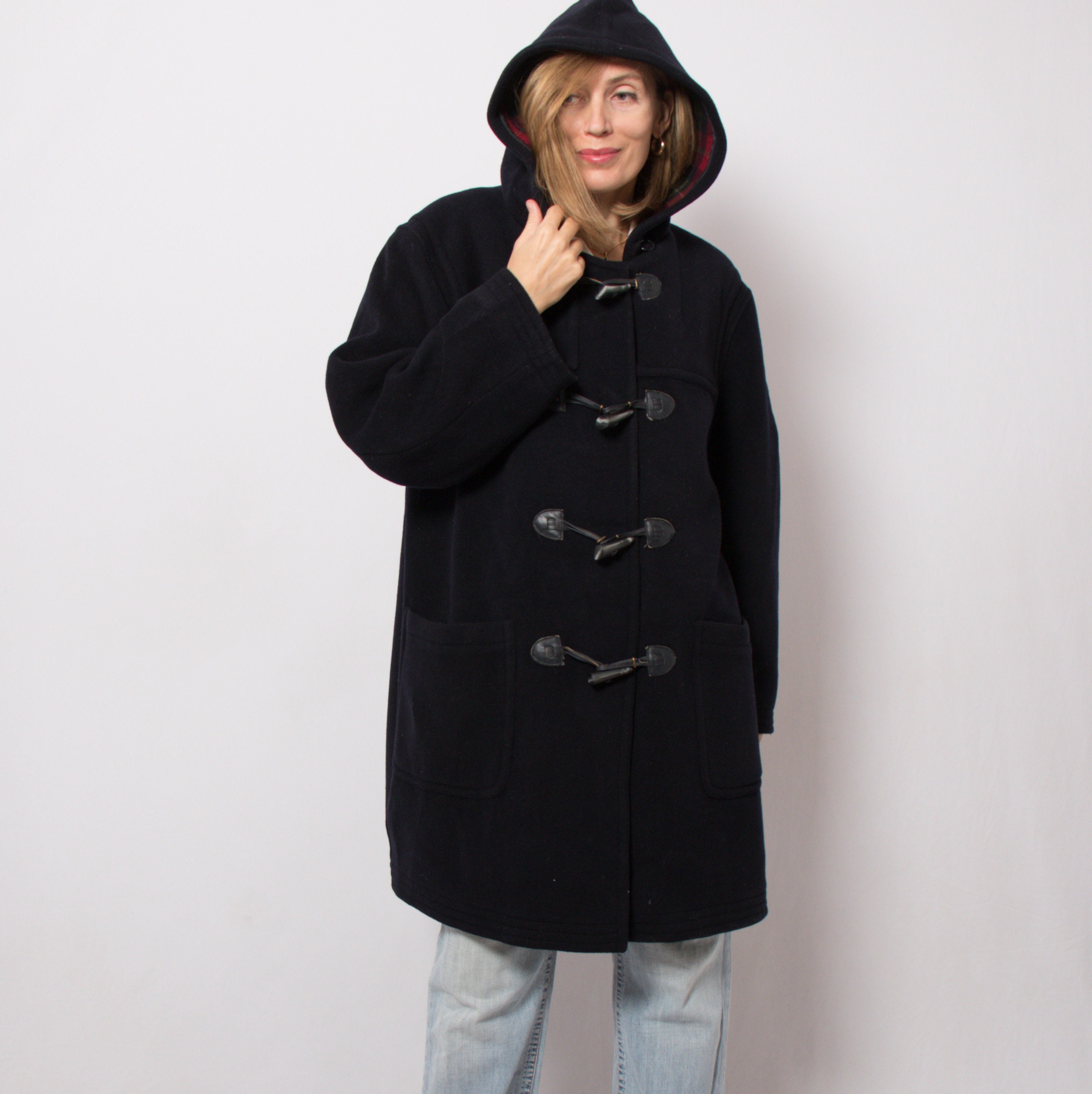 Wool Duffle Coat - Etsy
