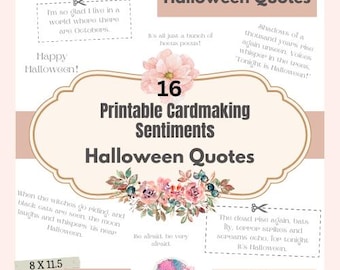 Printable Digital Sympathy Cardmaking Sentiments, Greeting, Sayings ...