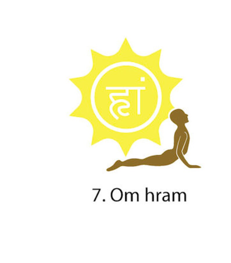 Surya Namaskar Bija Mantras Surya Namaskar Beej Mantras Etsy Australia