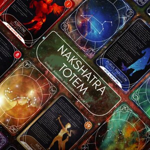 Nakshatra Totem: Tiere, Asterismen und Göttinnen Orakel Kartenspiel