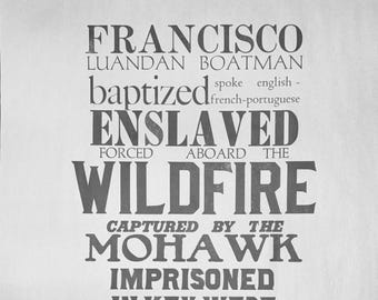 Francisco - Limited Edition Letterpress Print (printed at San Francisco Center for the Book)