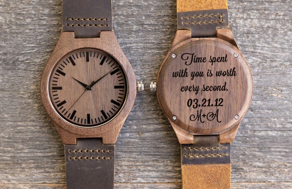 father's day engraved watch
