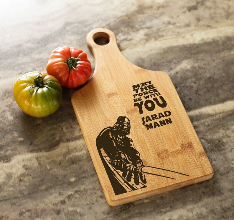 Wedding Gift Host Gift Personalized Paddle BoardCutting BoardCheese Board~The Force-Anniversary Engagement Christmas Housewarming