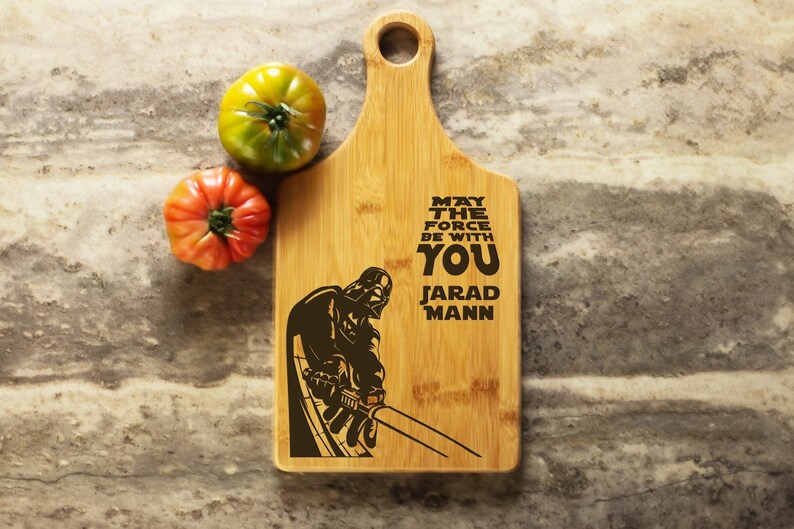 Wedding Gift Host Gift Personalized Paddle BoardCutting BoardCheese Board~The Force-Anniversary Engagement Christmas Housewarming