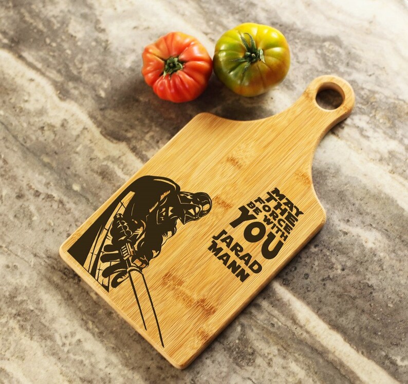 Wedding Gift Host Gift Personalized Paddle BoardCutting BoardCheese Board~The Force-Anniversary Engagement Christmas Housewarming
