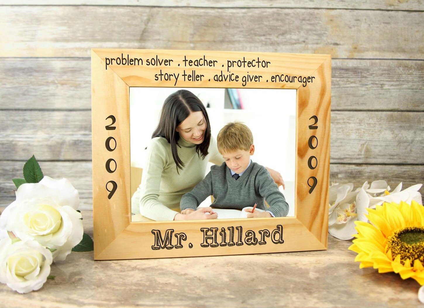 Personalized Picture Frame Teacher Gift For Teacher Etsy