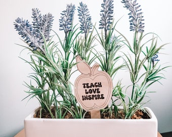 Thank You For Helping Mr Grow| Plant Markers| Teacher Gift| Teacher Appreciation Gifts|